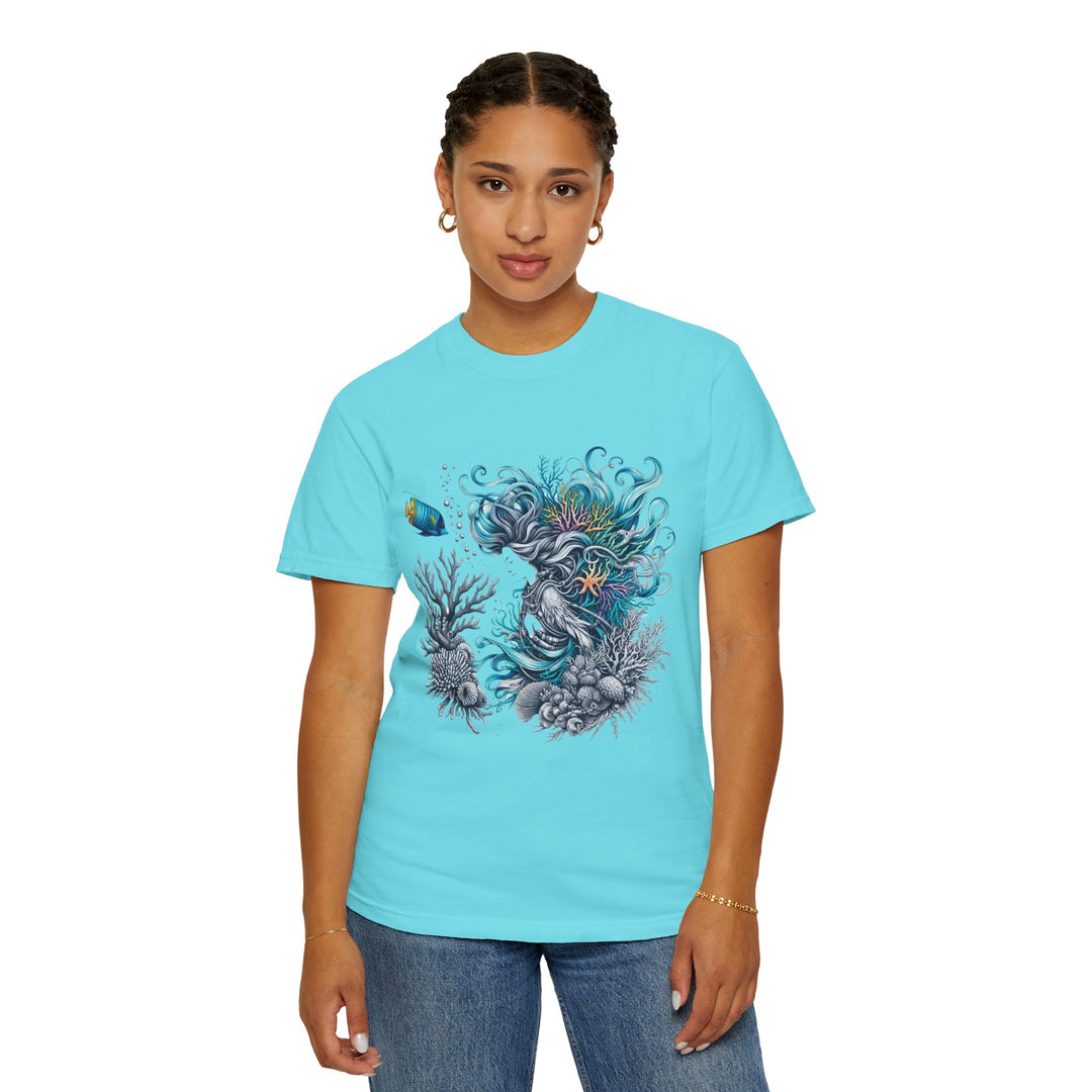 Ocean-Inspired Blue Lady