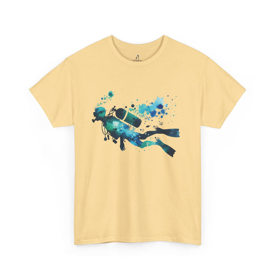Underwater Adventure Unisex Heavy Cotton Tee - Perfect for Divers and Ocean Lovers
