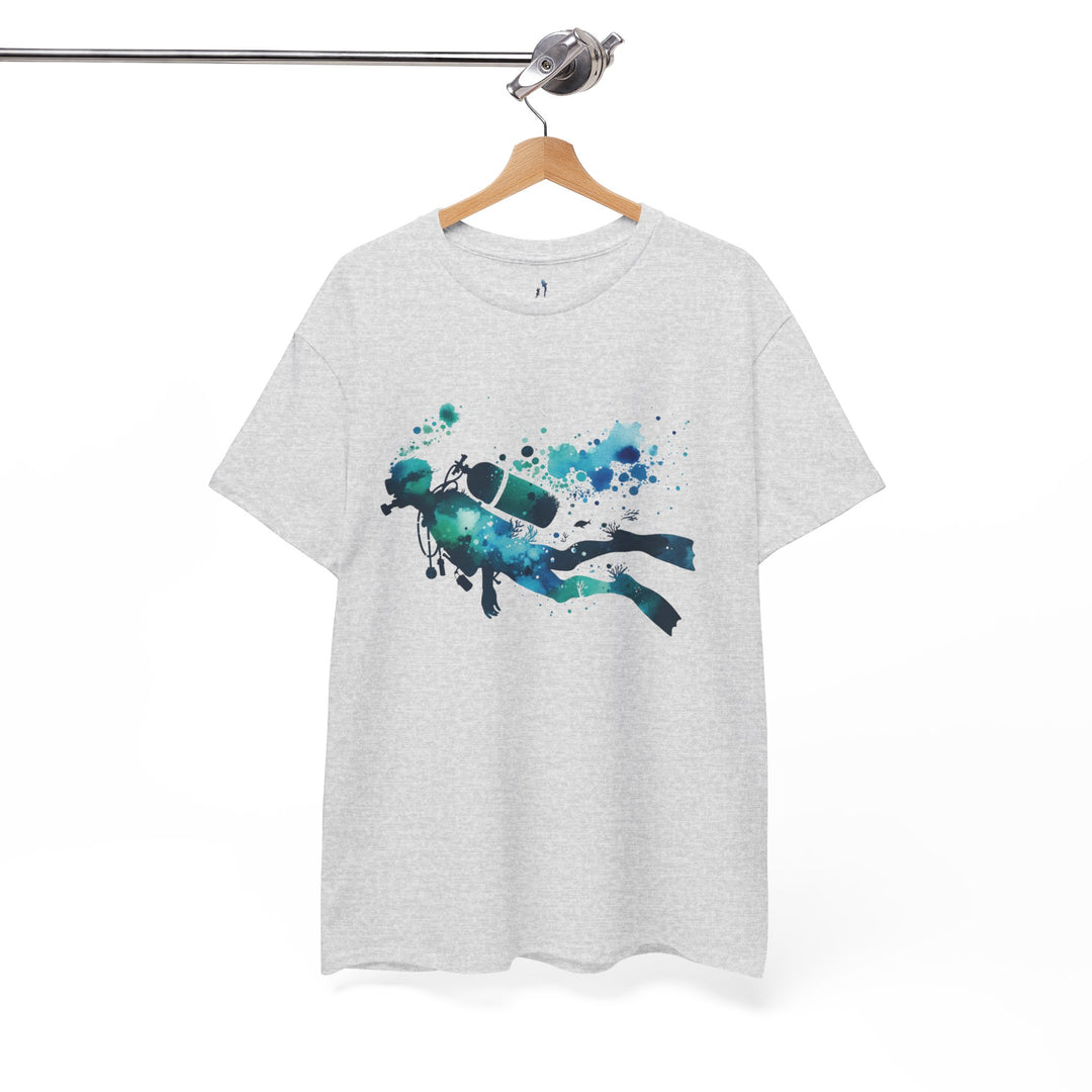 Underwater Adventure Unisex Heavy Cotton Tee - Perfect for Divers and Ocean Lovers