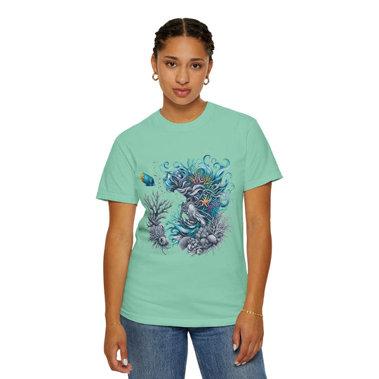Ocean-Inspired Blue Lady