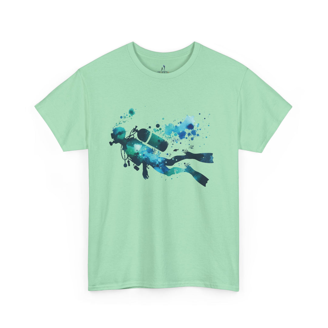 Underwater Adventure Unisex Heavy Cotton Tee - Perfect for Divers and Ocean Lovers