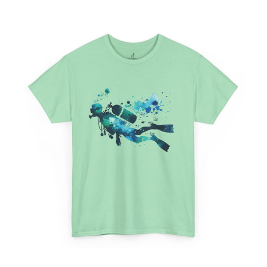 Underwater Adventure Unisex Heavy Cotton Tee - Perfect for Divers and Ocean Lovers