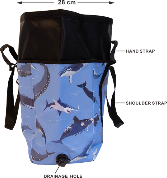 Large Water Resistant Whale Bag