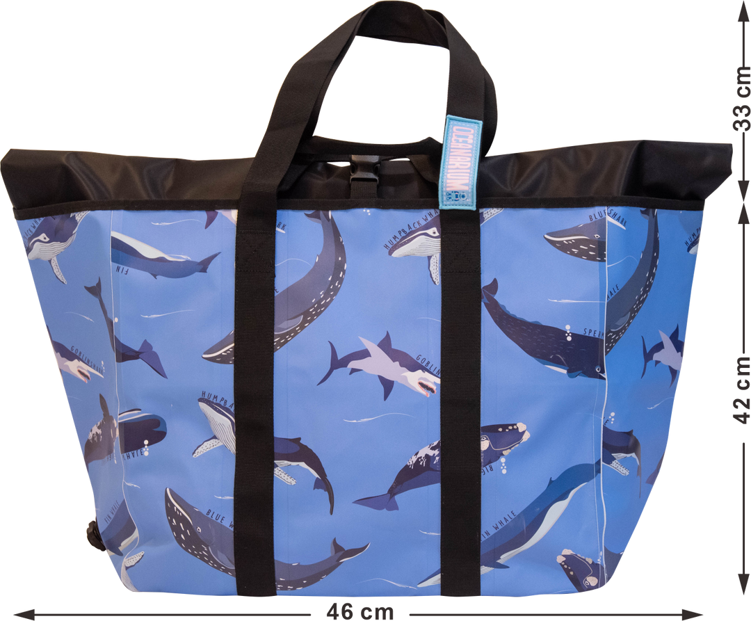 Large Water Resistant Whale Bag