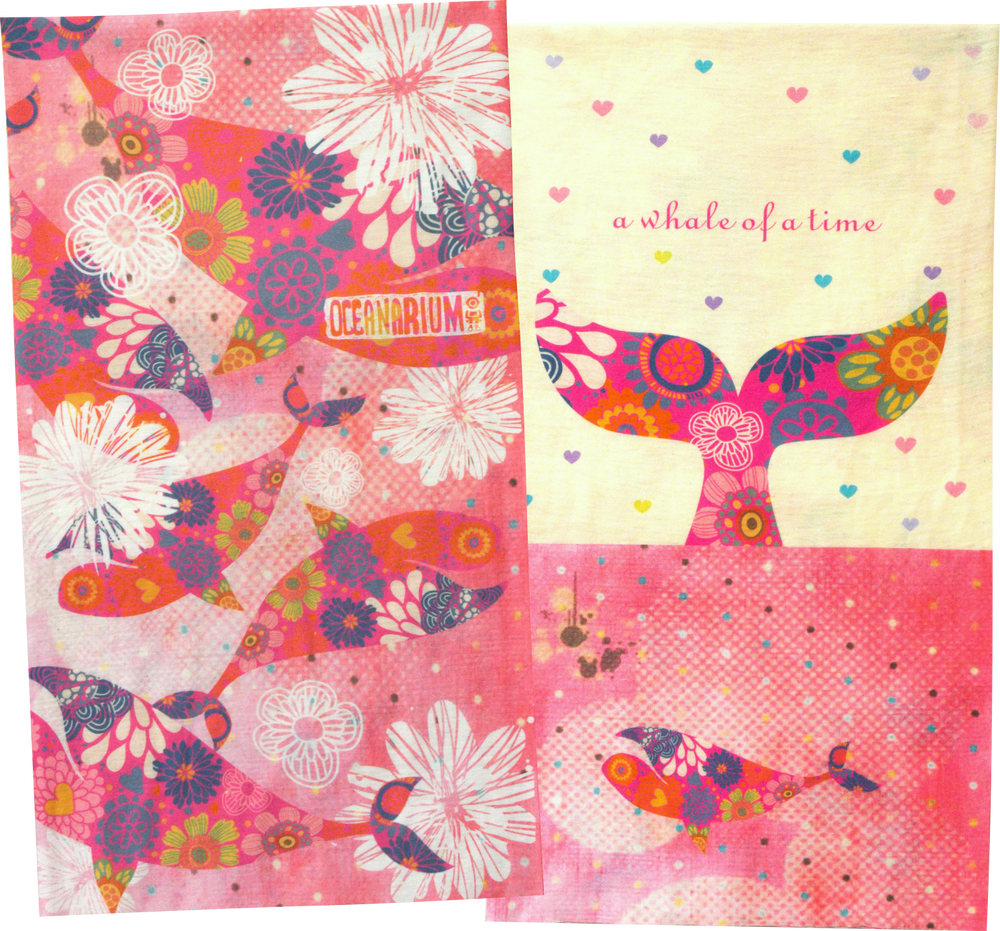 Pink Whale Headwear