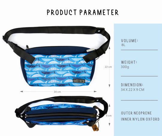 Whale Sling Bag