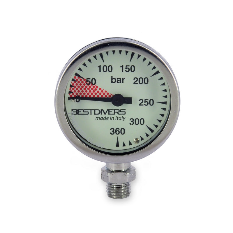 Chromed Brass Pressure Gauges - 360 BAR ! 🌊🔗